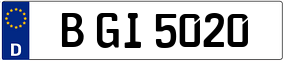 Truck License Plate